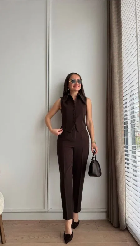 طقم فيزت مع بنطلون