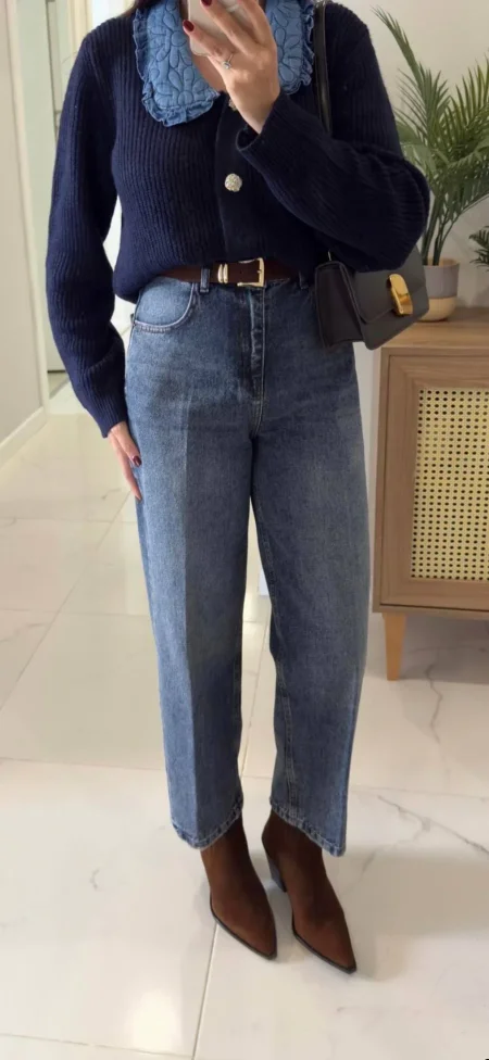 بنطلون جينز Mom jeans