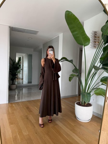 طقم فستان مع قميص