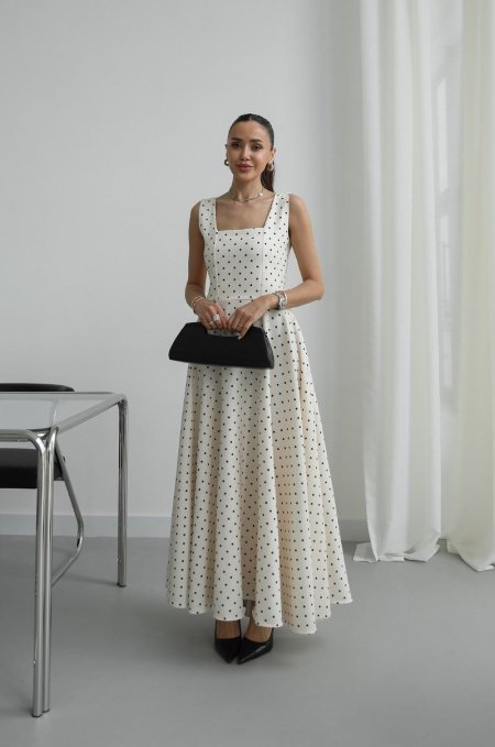 فستان polkadot