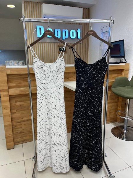 فستان polka dots