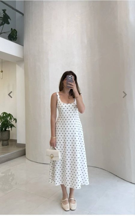 فستان polkadot