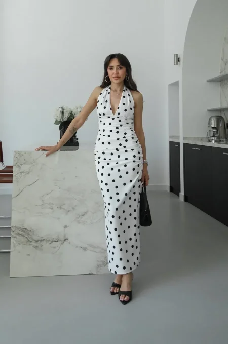 فستان polka dots