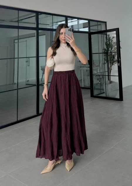 تنورة Pleated Skirt